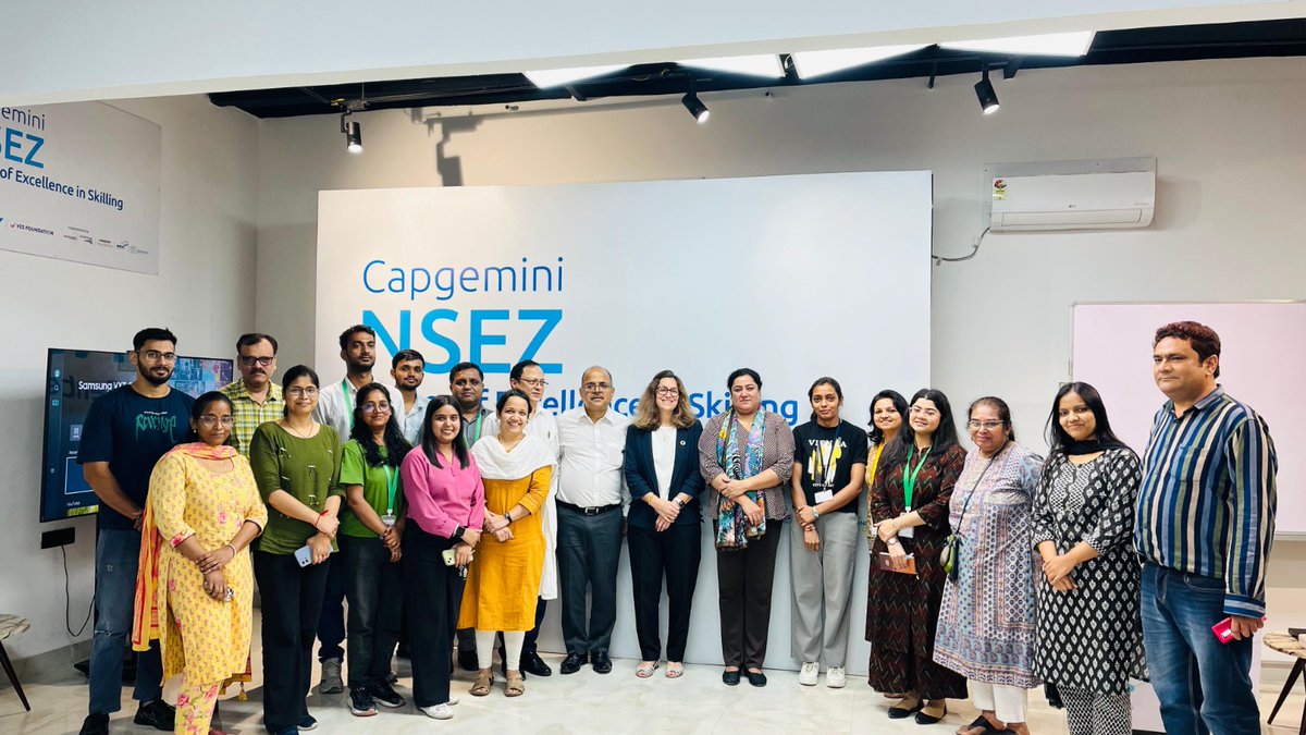 On 𝟭𝟵𝘁𝗵 𝗔𝘂𝗴, we had the honor of engaging with a distinguished delegation comprising 𝗠𝘀. Lucie Tauriens, 𝗚𝗹𝗼𝗯𝗮𝗹 𝗛𝗲𝗮𝗱 𝗼𝗳 𝗗𝗶𝗴𝗶𝘁𝗮𝗹 𝗜𝗻𝗰𝗹𝘂𝘀𝗶𝗼𝗻 𝗮𝘁 𝗖𝗮𝗽𝗴𝗲𝗺𝗶𝗻𝗶; 𝗠𝘀. Gerda Slagter, 𝗦𝗔𝗣 𝗛𝗲𝗮𝗱 𝗼𝗳 𝗖𝗦𝗥 𝗥𝗲𝗴𝗶𝗼𝗻𝘀 in Noida SEZ.