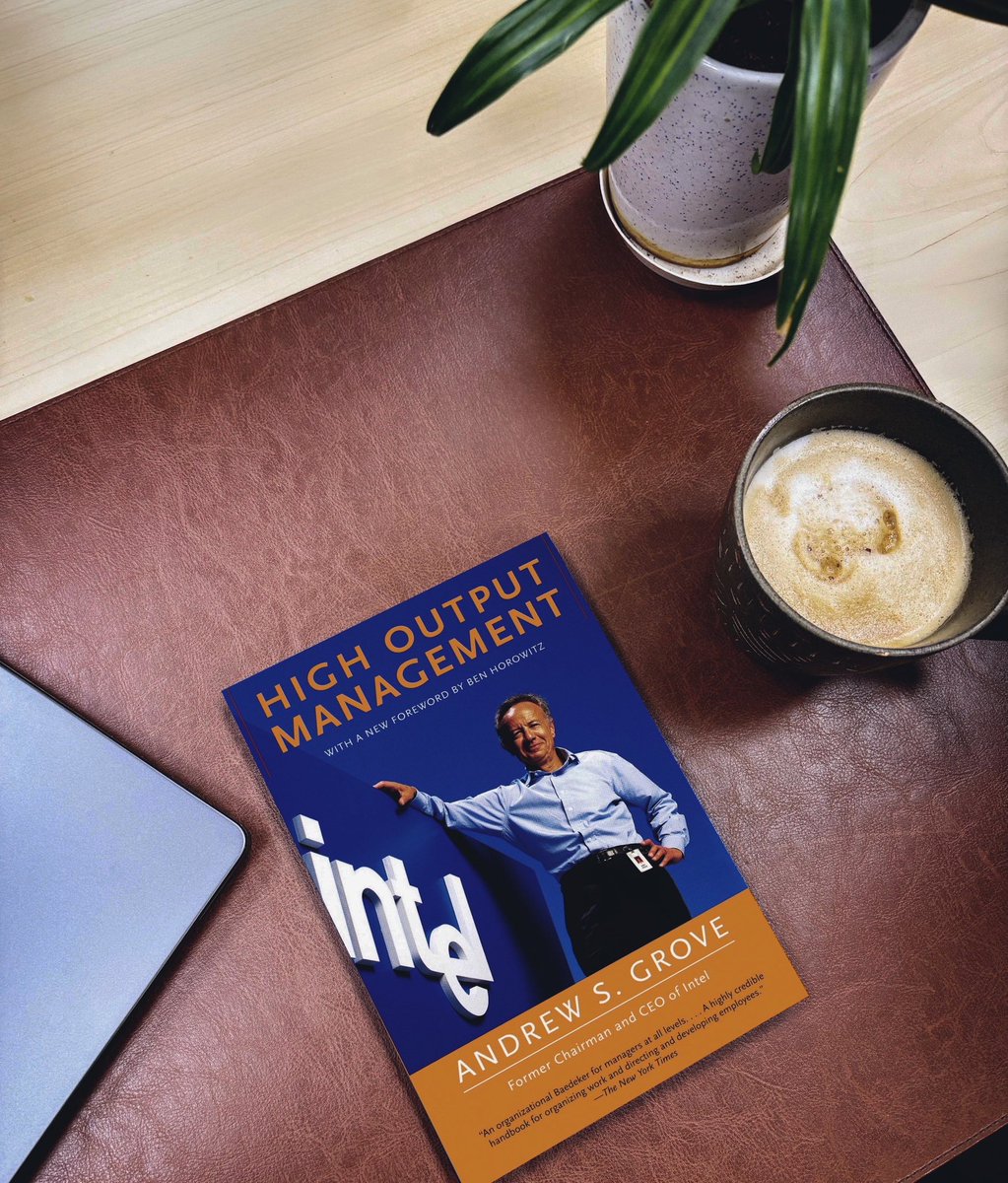 abhyudayjindal's tweet photo. I enjoy my share of business books and the insight it offers me. And in that aspect, ‘High Output Management’ by Andrew S. Grove has been a standout. The clarity with which Grove approaches leadership — practical and honest — offers a perspective on leadership that I believe many will find relevant.

I’ve always believed that true productivity stems less from control and more from empowering performance and fostering accountability. This book strengthens my belief in that. A strong leader works with their team to build clarity, understands when to step in, and knows when to step back and let others take the lead.

The book says we chase activities, not outcomes. Quite a fathomable observation in most managers, I'd say. Success is measured by the outcomes you empower in others.

What stayed with me most is Grove’s focus on everyday choices, starting right from how we give feedback, navigate pressure, and show up consistently.

Urging all young leaders and professionals to give this one a read. One of the best books on management I've read.