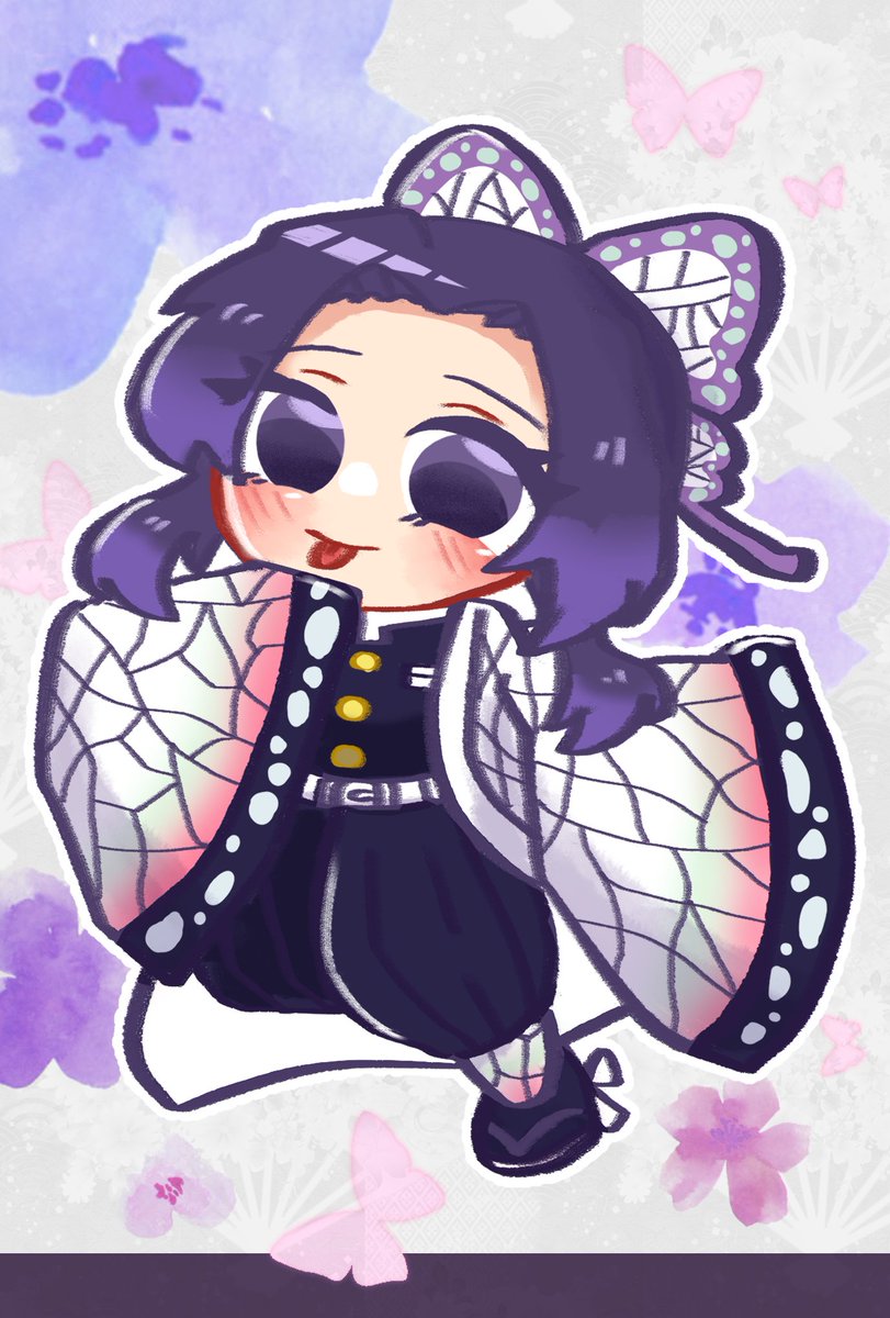 yuchiu1007's tweet photo. 🦋💜
#鬼滅の刃  #胡蝶しのぶ https://t.co/bpX05BkIJx