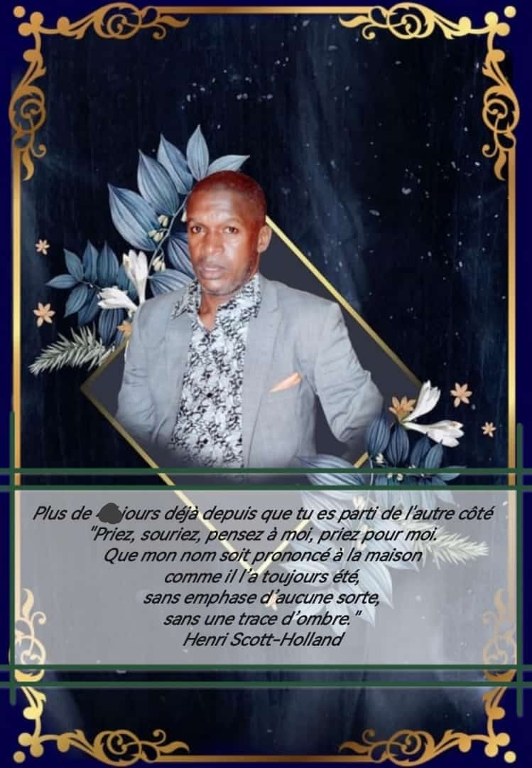 Ta disparition a laissé une blessure profonde inoubliable dans notre vie. Je m'incline devant ta   mémoire, mon cher Marien OYOMA. 21 Août 2022,une date qui laisse un  souvenir qui évoque des émotions négatives, de la tristesse,et de la douleur. Dieu a donné, dieu a repris