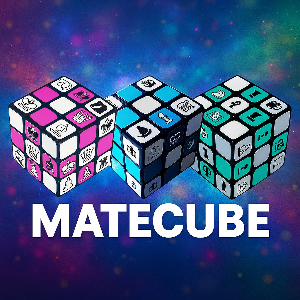 escacimat1's tweet photo. ♟ ¿Aceptas el desafío definitivo de ajedrez?
Descubre la colección MateCube: Entrena tu mente con ingenio y diversión.
✅MateCube 1,2 y✅MateQueen

Consíguelo aquí:
MateCube → https://t.co/Dscy7Egx45   
MateCube 2 → https://t.co/xeWtBItwkX
MateQueen → https://t.co/OY3WjuUZFG https://t.co/B9Hu06mam9