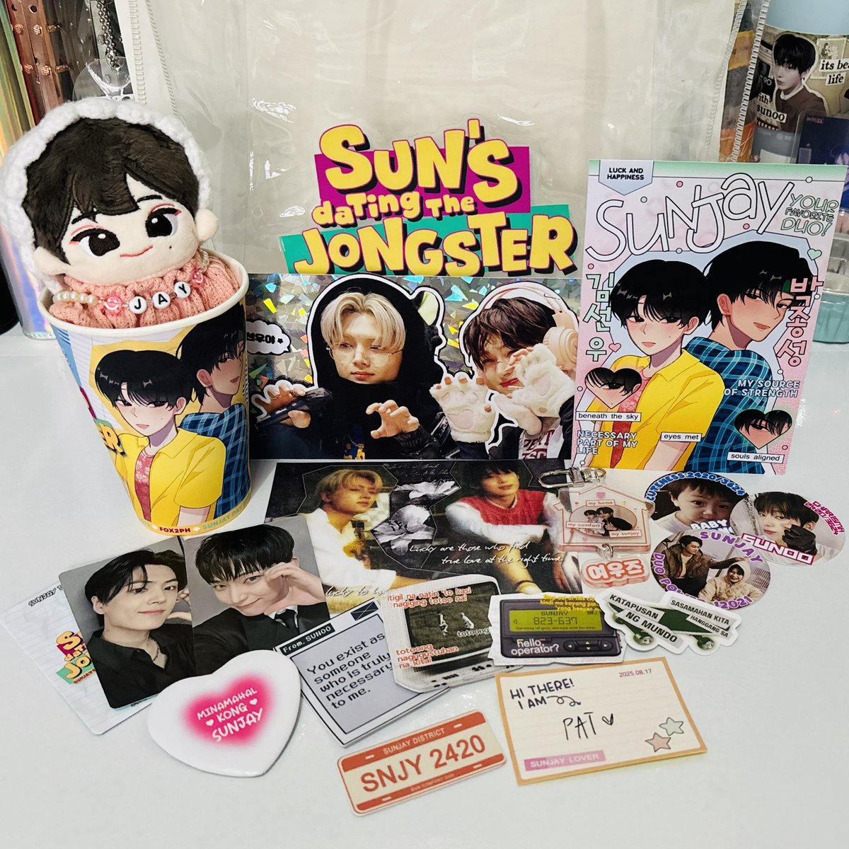 sunooyeouu's tweet photo. Thank you @sunjaydistrict and sunjayists ! thank you rin po sa freebies~ first time ko umattend ng ship cse hehe 🦊🐈⬛✨
#SUNsDatingTheJONGster #SUNsDatingTheJENGster
#SUNOO #JAY #FOXZ
#SUNJAYDAY2025 https://t.co/g0XnWnly3O