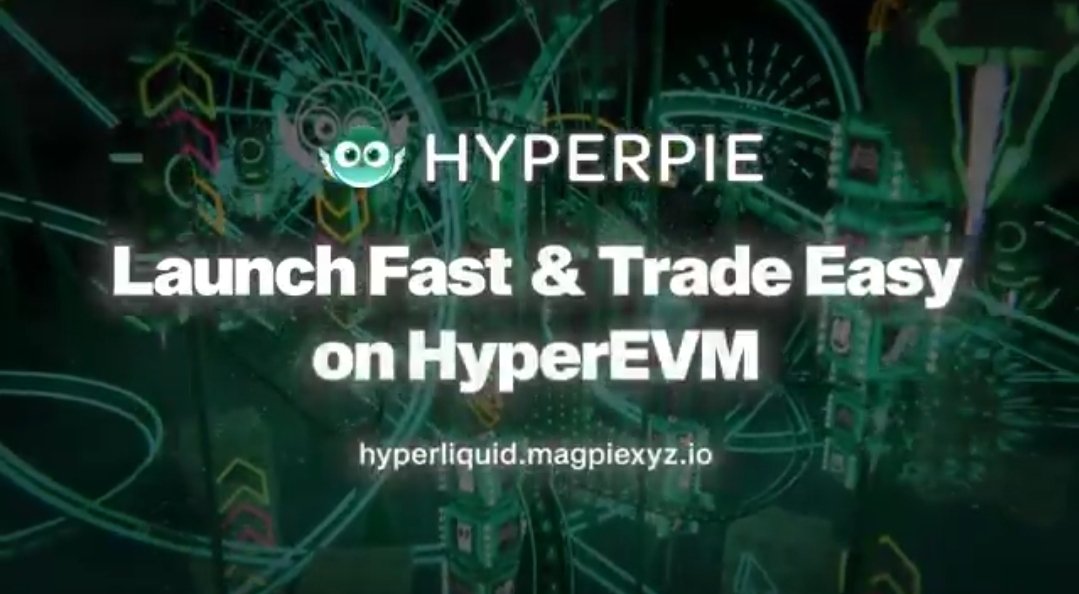 GM CT
The <a href="/Hyperpiexyz_io/">Hyperpie</a> Meme Launchpad and Meme DEX are NOW LIVE!

- Launch the next viral sensation
- Trade with zero regrets
- HODL
- Refer
- Stack Meme Drops
hyperliquid.magpiexyz.io/stake?ref=It1P…

I'll put in more effort to scale in <a href="/trylimitless/">Limitless</a> and <a href="/avantisfi/">Avantis</a> LB today

Stay LockedIn 🔐