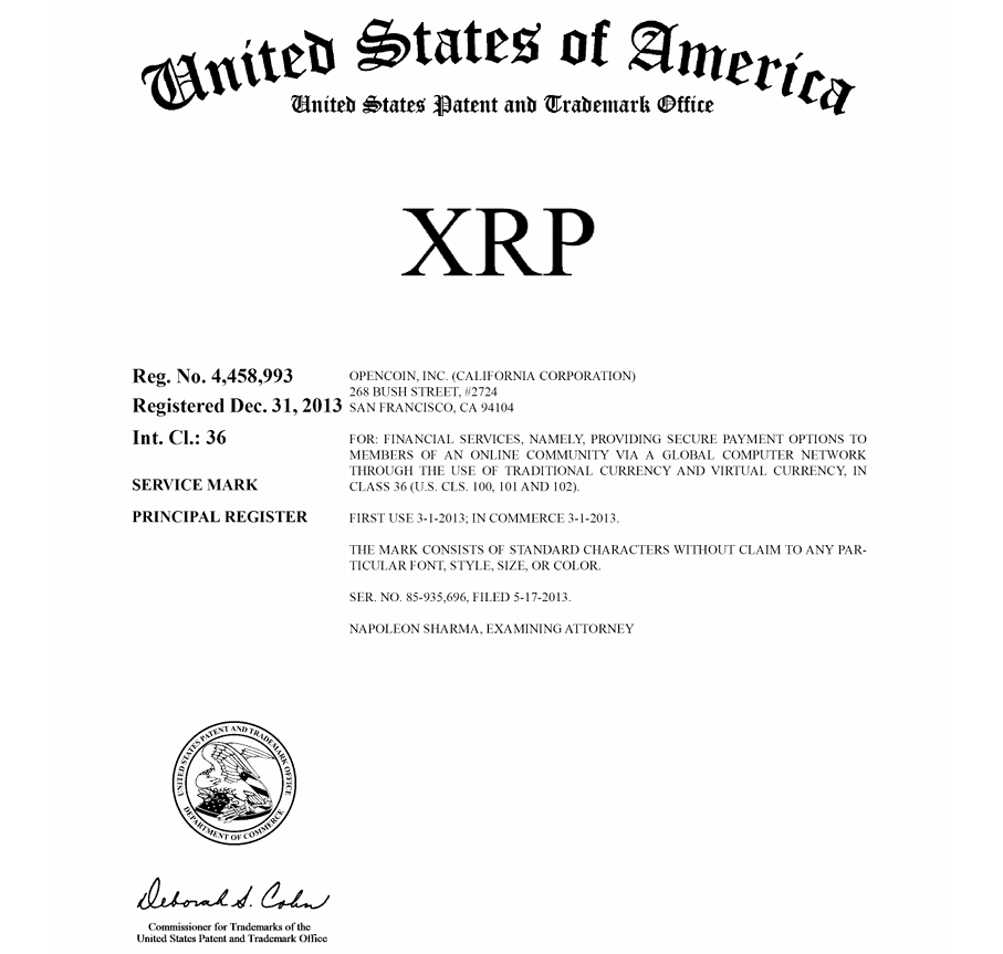 U.S. Patent Clearly Shows $XRP Registered as a Payment Method in the United States. 🧵🧵🧵
