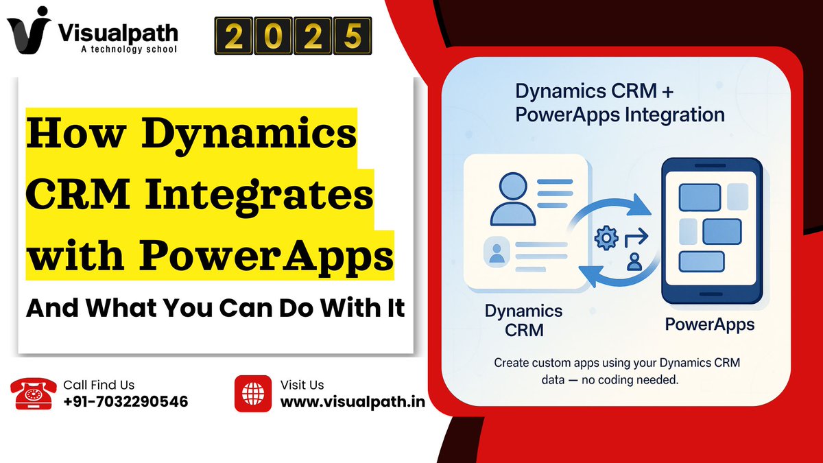 anikasharma98's tweet image. How Dynamics CRM Integrates with PowerApps (And What You Can Do With It) linkedin.com/pulse/how-dyna… 
@VisualpathPro 

#dynamicscrm #powerapps #crm #microsoftpowerplatform #lowcode #businessapps #workflowautomation #dataverse #customapps #crmtraining #freedemo #visualpath