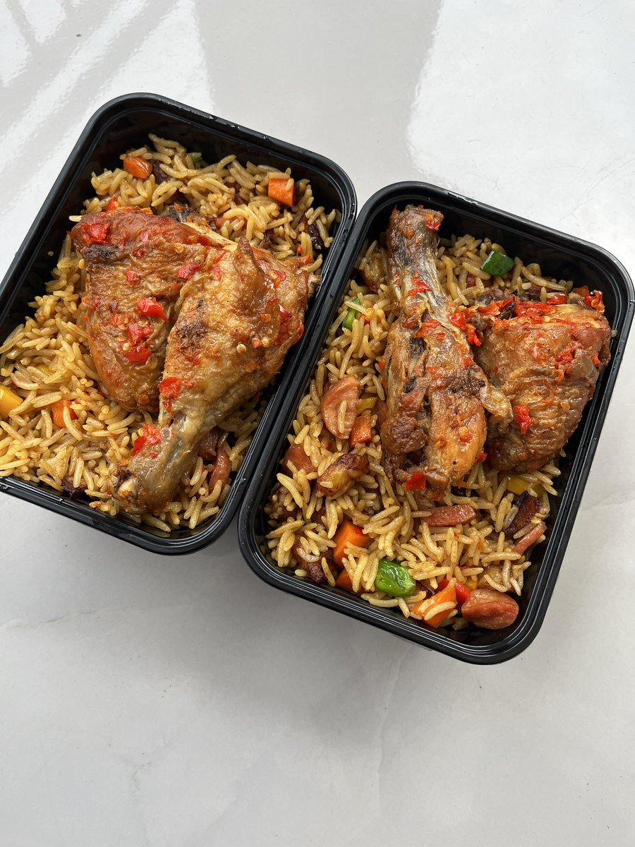 Special spicy fried rice and jambalaya rice will be available for lunch today.

Price: #6000 per plate

Location: Ilorin

Buy for yourself or tag someone to buy for you 

Kindly retweet 🙏