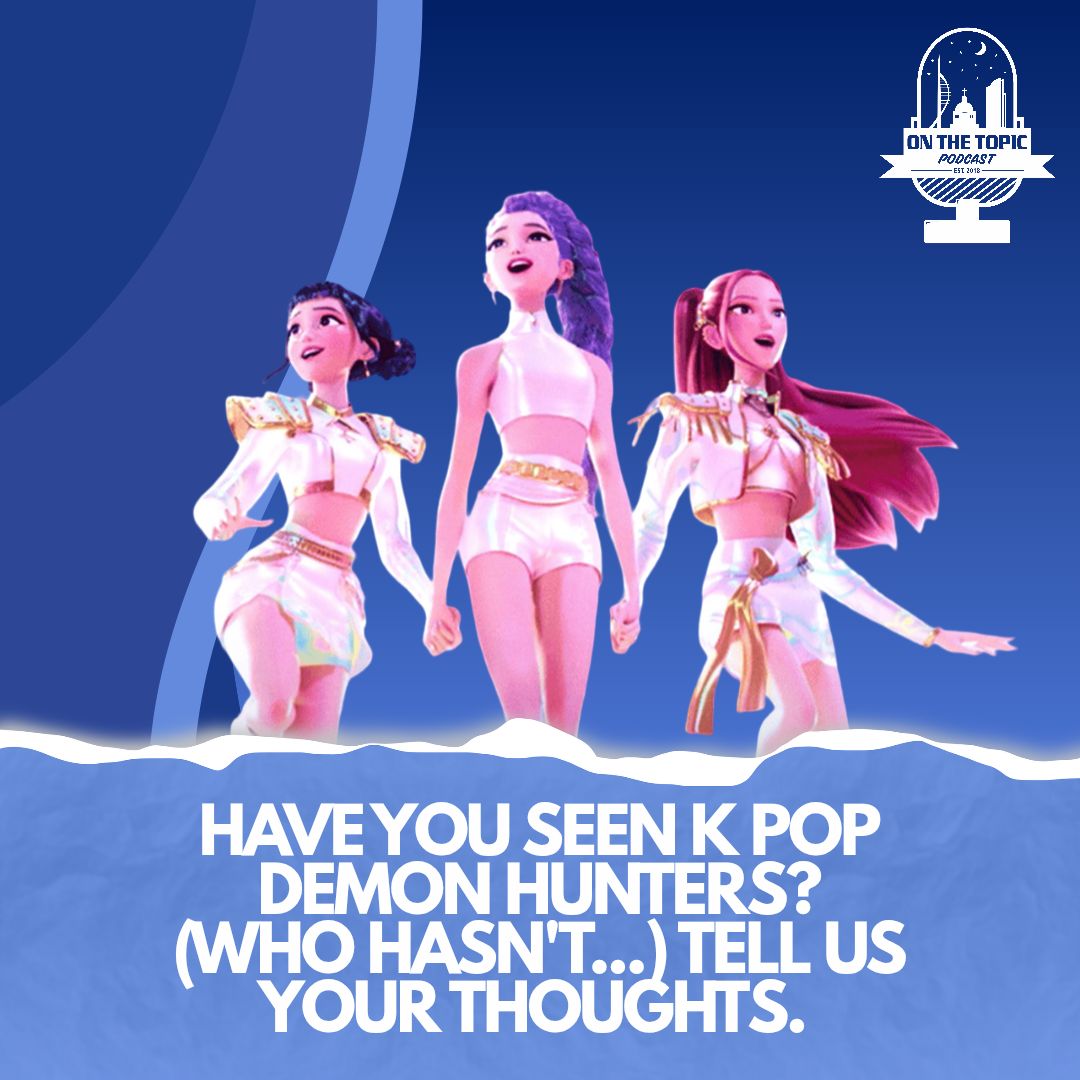THE HYPE IS REAL. 

This is also a little test drive for our rebrand, let us know your thoughts 😉

#OnTheTopic #Podcast #KPopDemonHunters #Sony #Netflix #Rumi #Mira #Zoey #KPop #Portsmouth #Southsea #PortsmouthCreatives