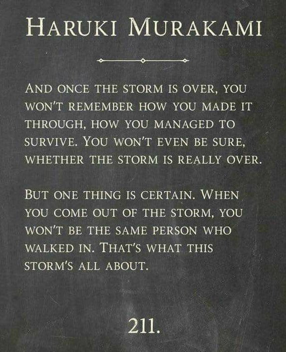 - Haruki Murakami