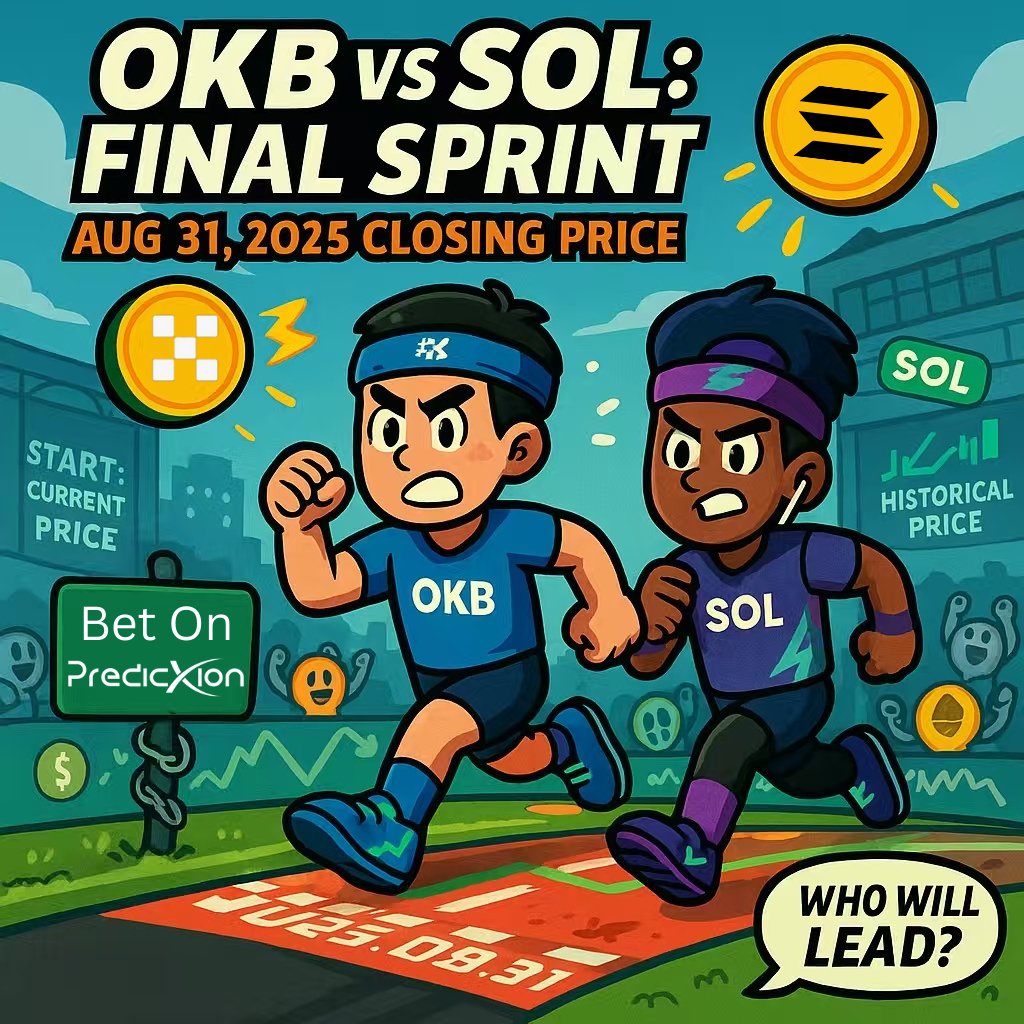 PredicXion's tweet photo. OKB's price will be:
1️⃣Above
2️⃣Below
3️⃣Equal
vs SOL's price
Just 1 #pdUSD to lock your pick👇🏻Are you the market oracle?
https://t.co/LWkXzNHZIl
#PredicXionMarkets #OKB #SOL #Crypto