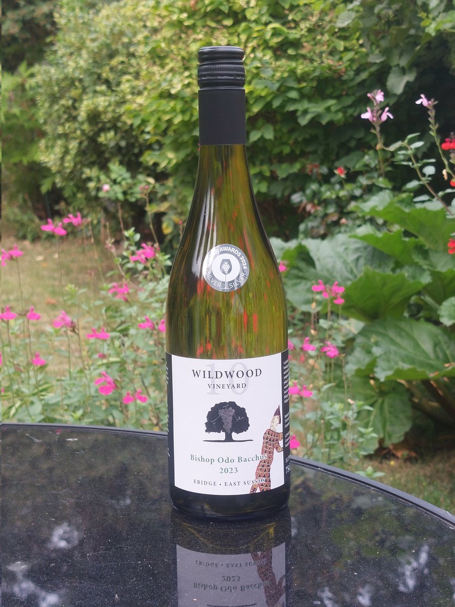 Not many bottles left now of the Wildwood Vineyard award winning Bishop Odo Bacchus 2023. Don't miss out. Order yours from our online shop today. Or pop down to the Vineyard this weekend #englishwine #wine #bacchus