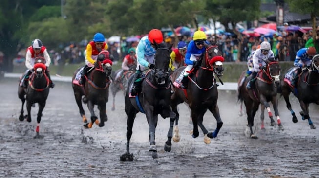 wisataapp's tweet photo. 🐎 Merdeka Cup 2025 hadir! 24 Agustus di Legok Jawa, Pangandaran. Saksikan pacuan kuda bergengsi yang gabungkan sport tourism &amp; hiburan. https://t.co/AonRFImlDm