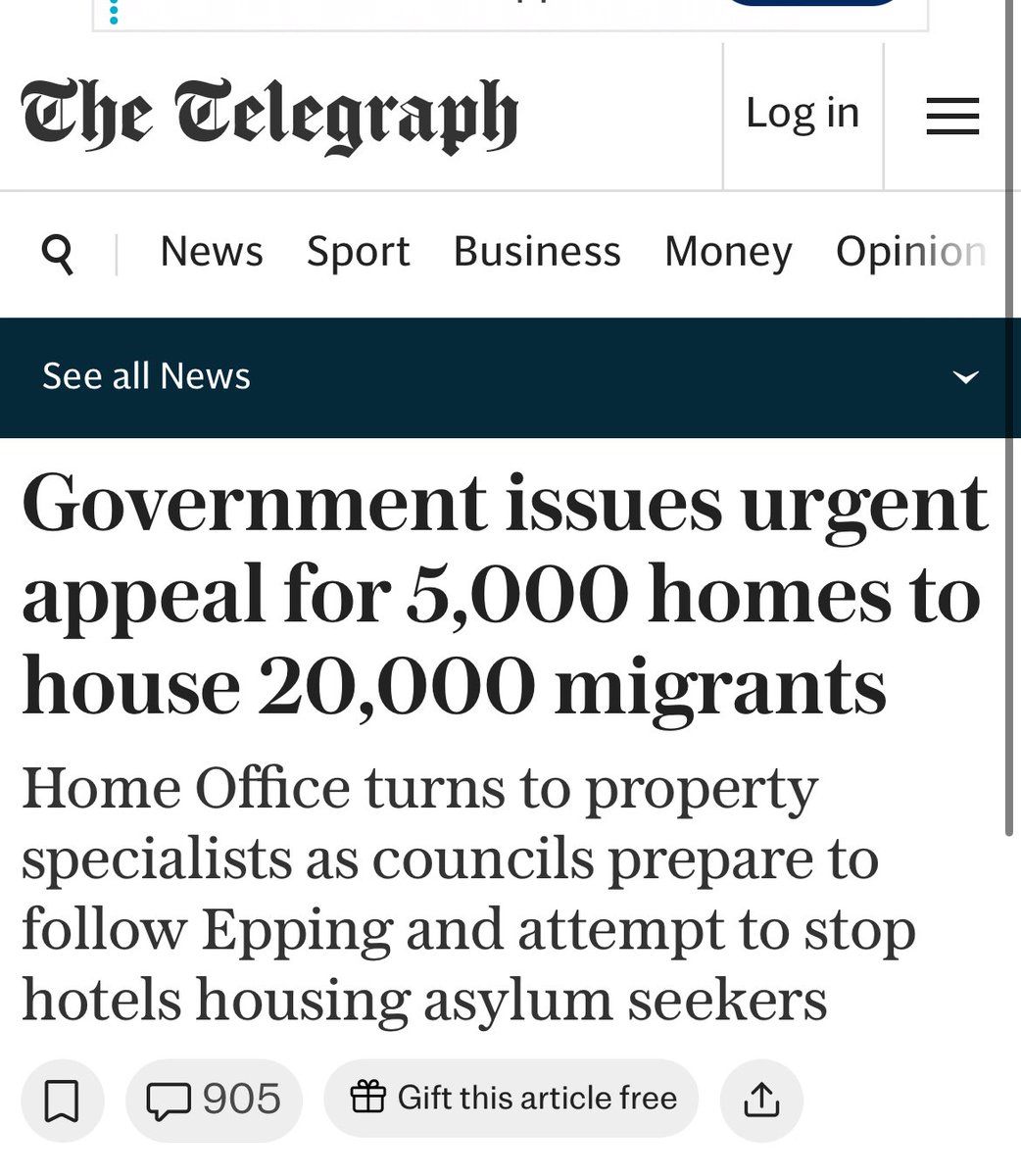 Wonderful. Take 5K homes away from British people and people here legally.  Then use OUR tax money to pay for it 

How about NO homes, no catering, NO BENEFITS.  They won’t come if we just stop the perks.. it’s a disgrace and there will be landlords jumping at the chance for the