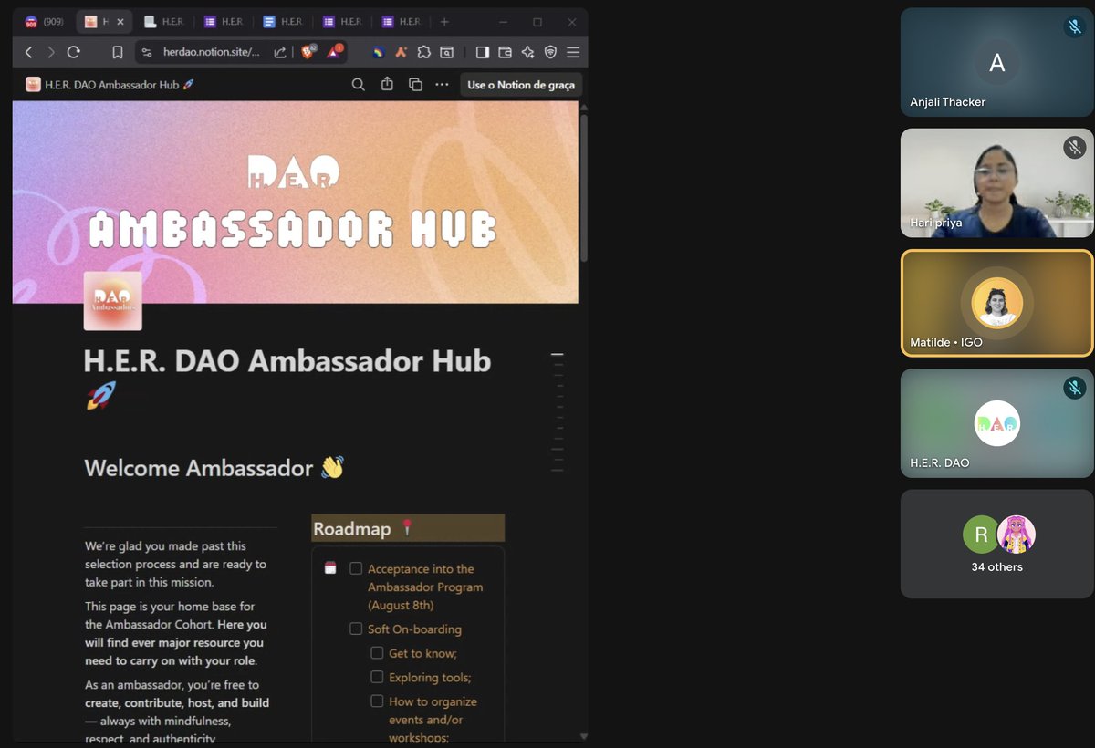 Anjali Thacker (@ianjali_th) on Twitter photo I’m officially a <a href="/_HerDAO/">H.E.R. DAO @ H.E.R. DAO HACKERHOUSE w/ ETH ACCRA</a> Ambassador! 🚀
This journey is about collaboration, learning, and driving impact in the blockchain space.
Grateful to <a href="/Onallee/">Onallee | #Buildin’ 🛠</a> and <a href="/WHTIFIGO/">IGO (💫,💫)</a> for onboarding me into the amazing H.E.R. DAO family. Ready to contribute and grow! I’m officially a <a href="/_HerDAO/">H.E.R. DAO @ H.E.R. DAO HACKERHOUSE w/ ETH ACCRA</a> Ambassador! 🚀
This journey is about collaboration, learning, and driving impact in the blockchain space.
Grateful to <a href="/Onallee/">Onallee | #Buildin’ 🛠</a> and <a href="/WHTIFIGO/">IGO (💫,💫)</a> for onboarding me into the amazing H.E.R. DAO family. Ready to contribute and grow!