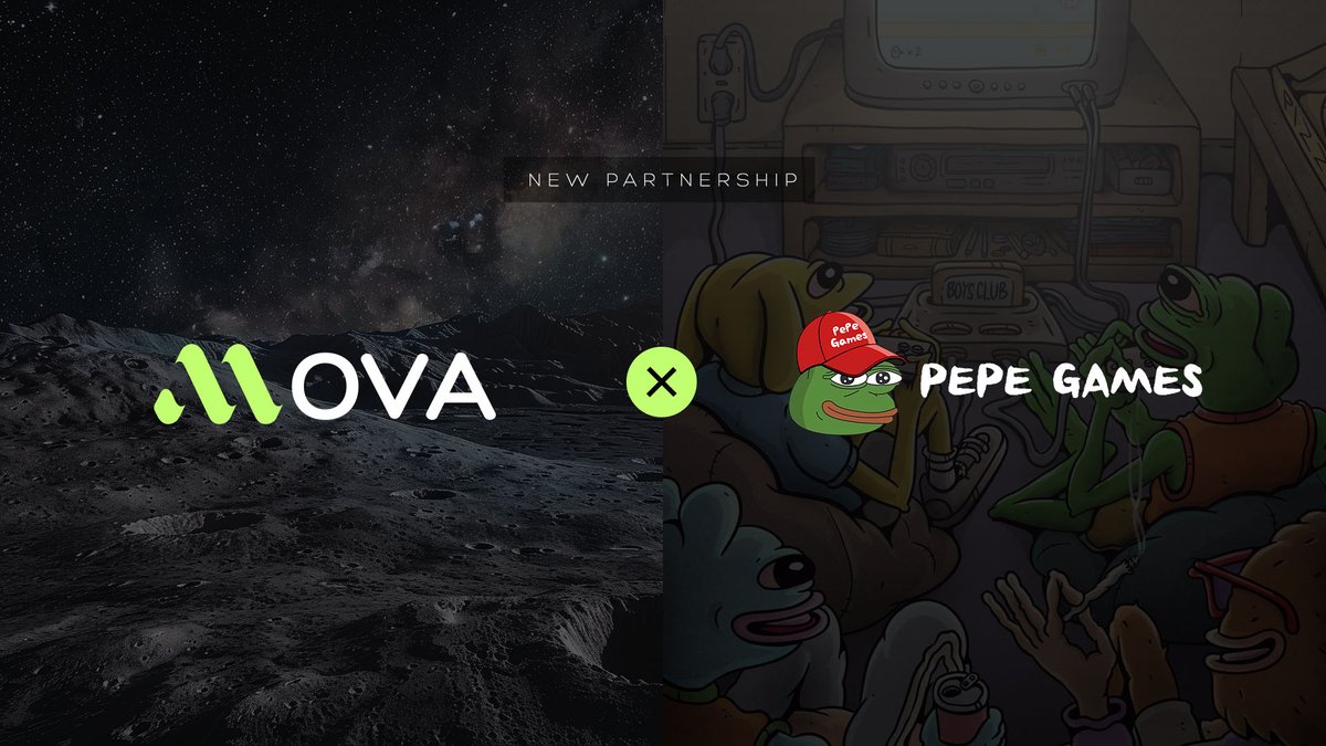 🌐 @movachain x <a href="/PEPEGAMES_69/">PepeGames</a> 🤝
Bringing compliance-grade payments to Web3 gaming. 🎮🐸

With Mova’s high-performance, compliance-first blockchain and PEPE GAMES’ meme-themed gaming hub on Solana, we’re building:

⚡ Scalable &amp; compliant payment rails for gamers
🎮 Free-to-Play