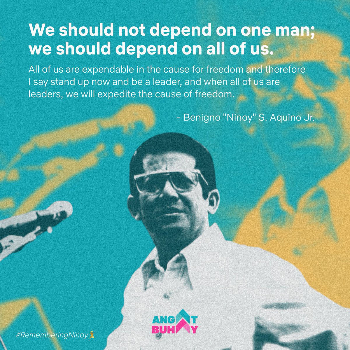 NINOY AQUINO DAY 🎗️

On this day, we are reminded of Ninoy Aquino’s words that freedom is not carried by one, but by all.

In the spirit of bayanihan, we continue the fight together—for truth, justice, and a better tomorrow.

#RememberingNinoy