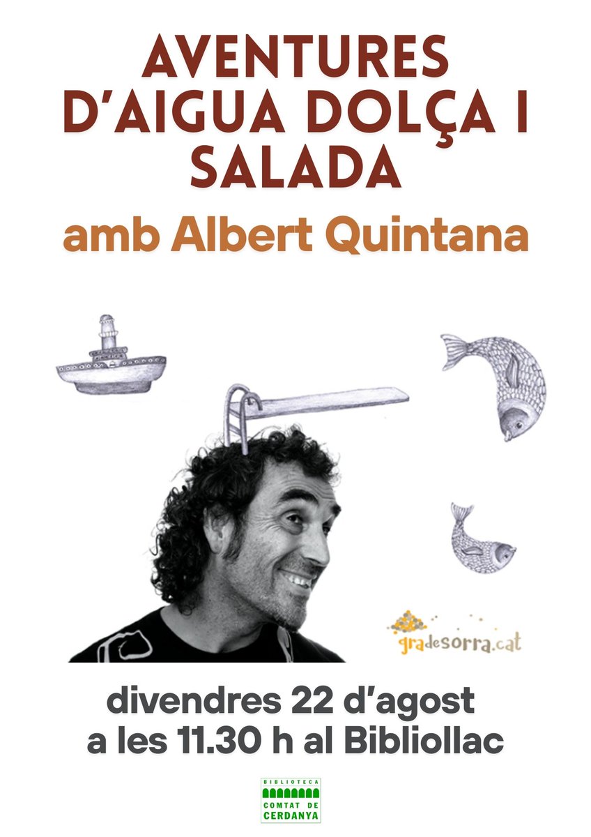 bibliopuigcerda's tweet photo. Demà divendres, a l'espai del #bibliollac, contes a la fresca amb @AlbertContes
#activitatsinfantils #quèfemlesbiblios #contesinfantils https://t.co/05U1WAX195