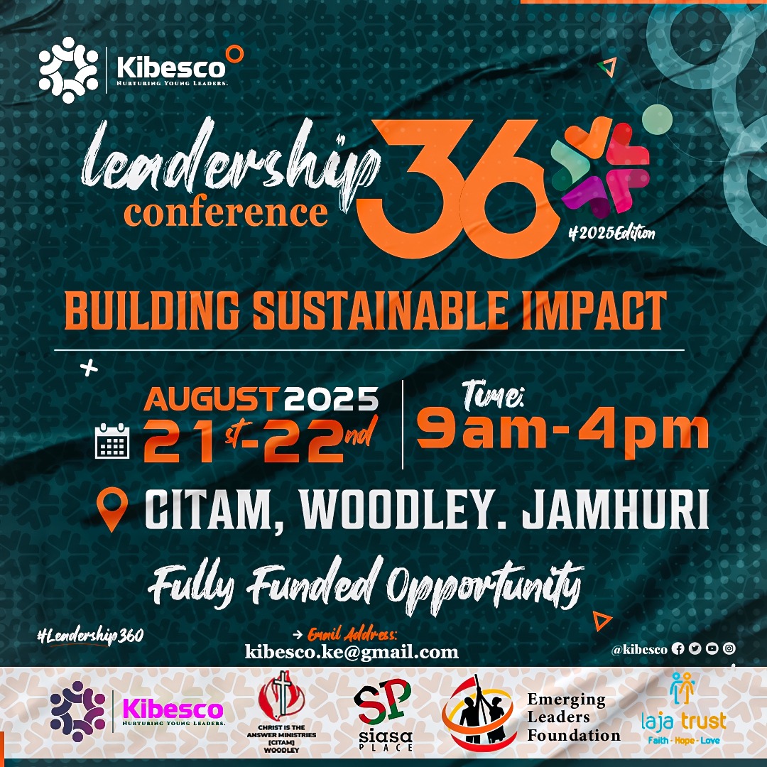 kibescokenya's tweet photo. It’s finally here! #Leadership360 kicks off today at CITAM Woodley. Stay tuned for live updates, speaker insights, and behind-the-scenes moments! #BuildingSustainableImpact https://t.co/5HZMObwEpE