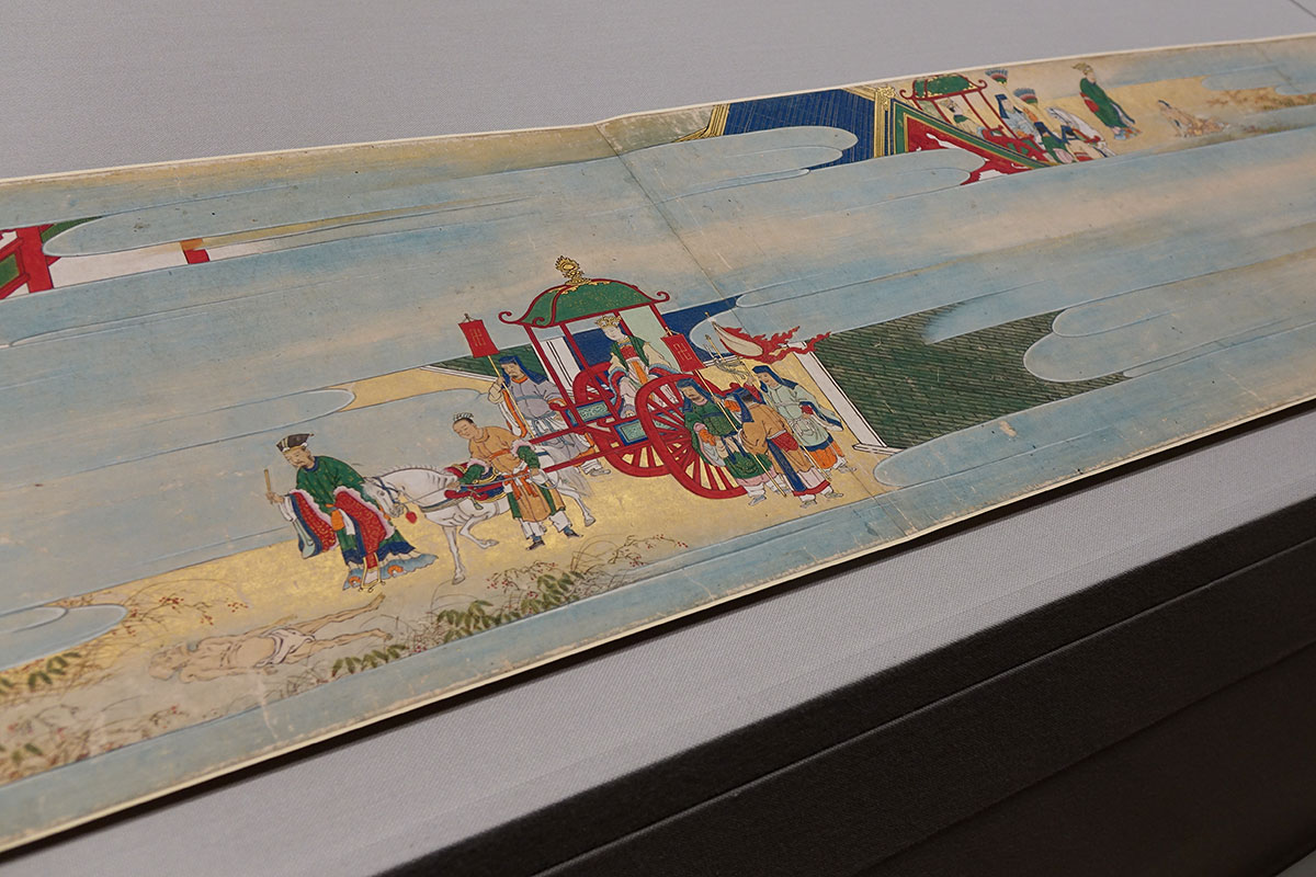 ◤狩野派の描く色鮮やかな絵巻◢ 「釈迦堂縁起」（重要文化財、京都