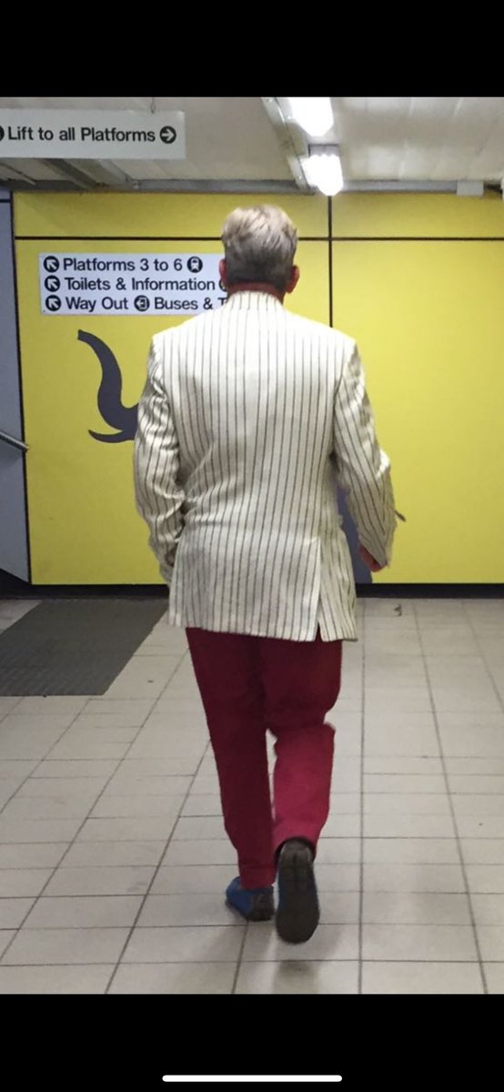 I once spotted Michael Portillo carrying a baby elephant.