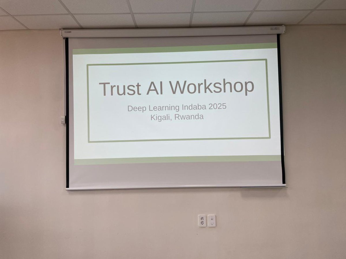 Trust AI Workshop (@trustai_indaba) on Twitter photo We have #kicked off the #TrustAI workshop. If you are attending the <a href="/DeepIndaba/">Deep Learning Indaba</a> head to the Lecture Room B1 to join us. You don’t want to miss our amazing line up of activities 🫶🏾
#DLI25 , #Africa #TrustworthyAI We have #kicked off the #TrustAI workshop. If you are attending the <a href="/DeepIndaba/">Deep Learning Indaba</a> head to the Lecture Room B1 to join us. You don’t want to miss our amazing line up of activities 🫶🏾
#DLI25 , #Africa #TrustworthyAI