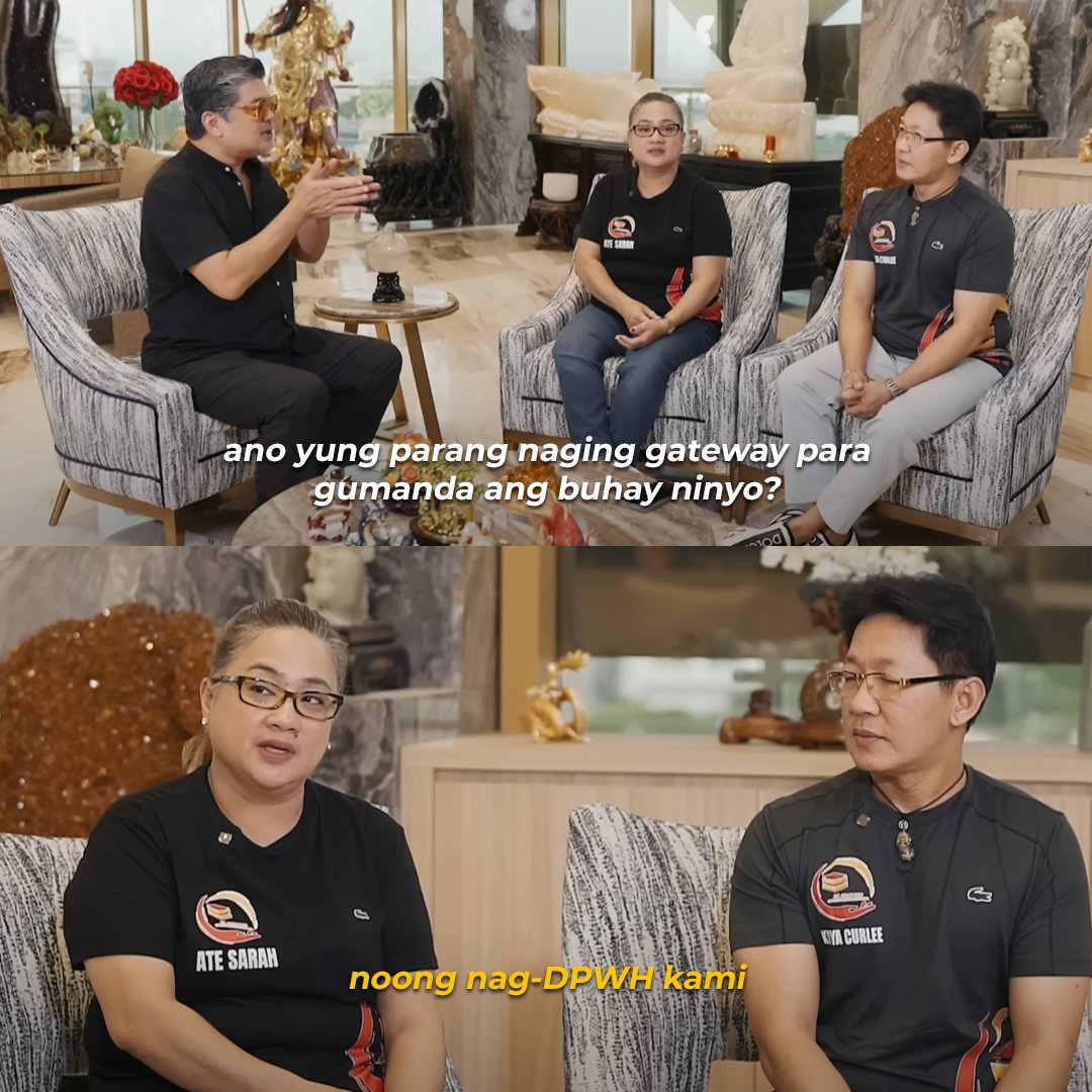 DISCAYAS ADMIT DPWH PROJECTS AS GATEWAY TO WEALTH IN BABAO INTERVIEW

Contractors Sarah and Curlee Discaya admitted that their entry into the Department of Public Works and Highways (DPWH) marked the turning point that transformed their lives.

In an interview with broadcaster