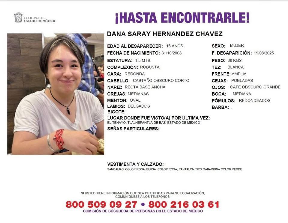 Por favor ayuda a difundir. Dana tiene problemas de lenguaje y retraso en su desarrollo. Es una adolescente vulnerable que necesita de toda ayuda posible para volver a casa. Gracias por tu RT