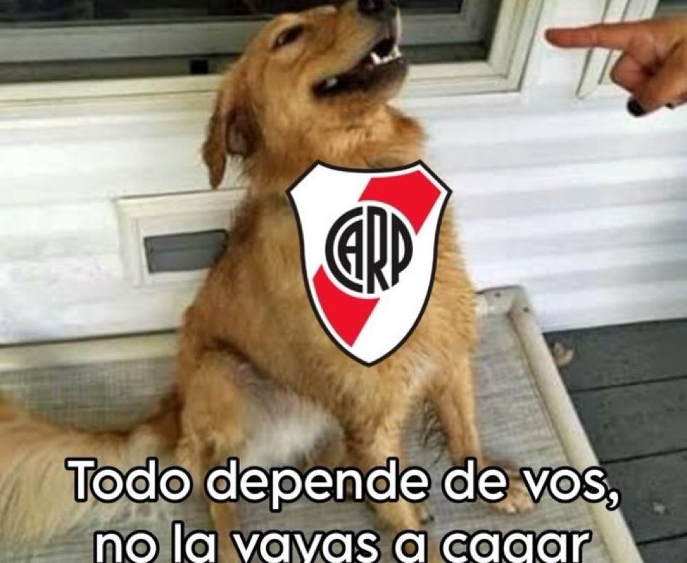 Hoy juega River y depende de sí mismo ☠️☠️☠️