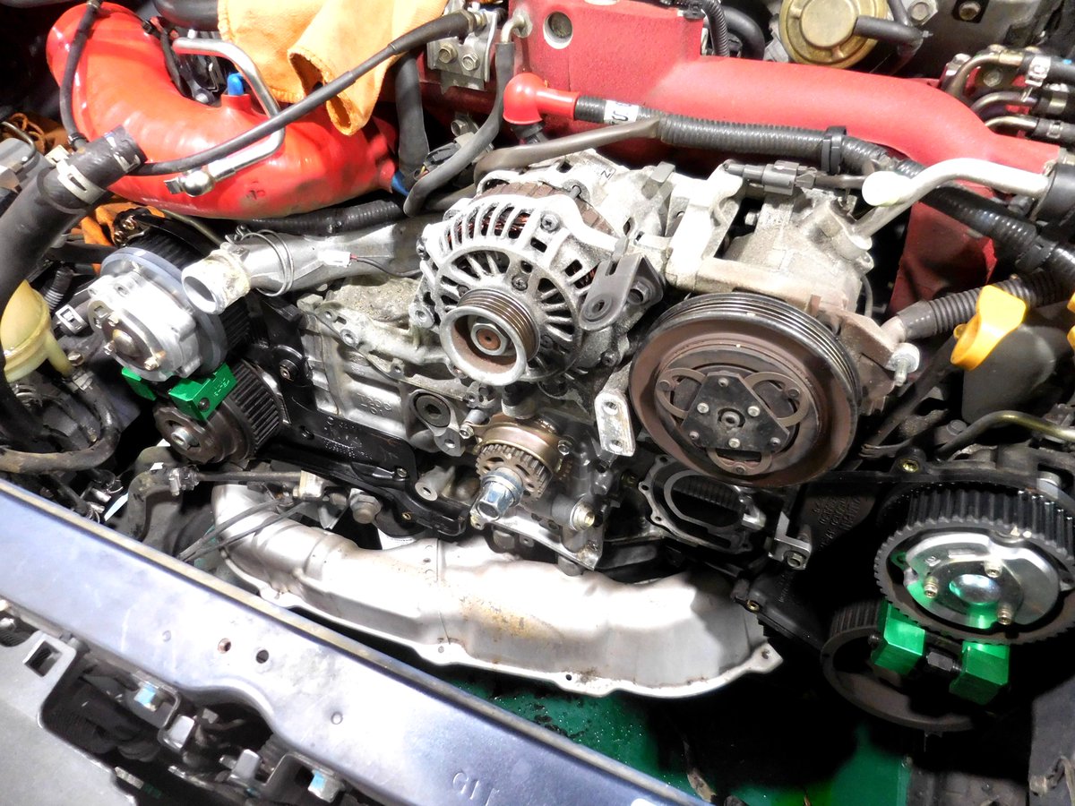 ProvaYokohama's tweet photo. #GDB #WRXSTI #RAR #SPECC #クラッチ + #タイミングベルト 類交換、整備でのご入庫。低走行車ですが、放置期間が長いため、いろいろとご提案も。ありがとうございました！#subaru #prova #clutch #maintenance #timingbelt https://t.co/WsWVDF42Kr