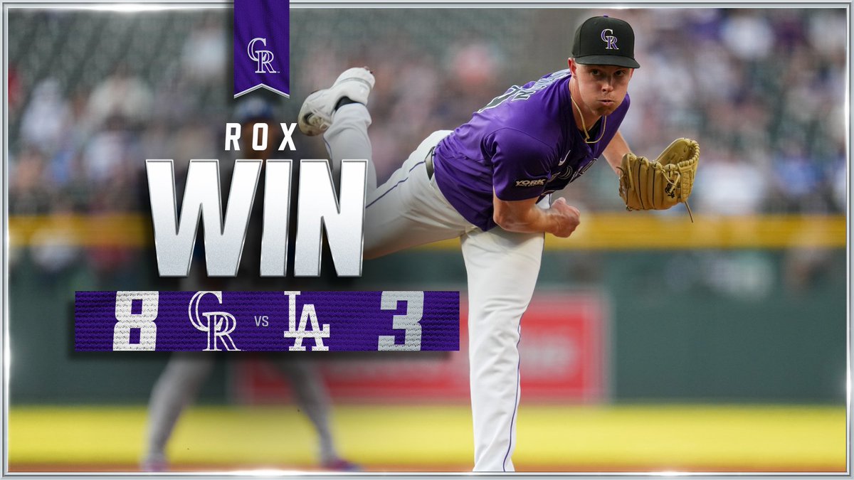 Rockies's tweet photo. ROCKIES WIN‼️ https://t.co/2UQ8eQTbin