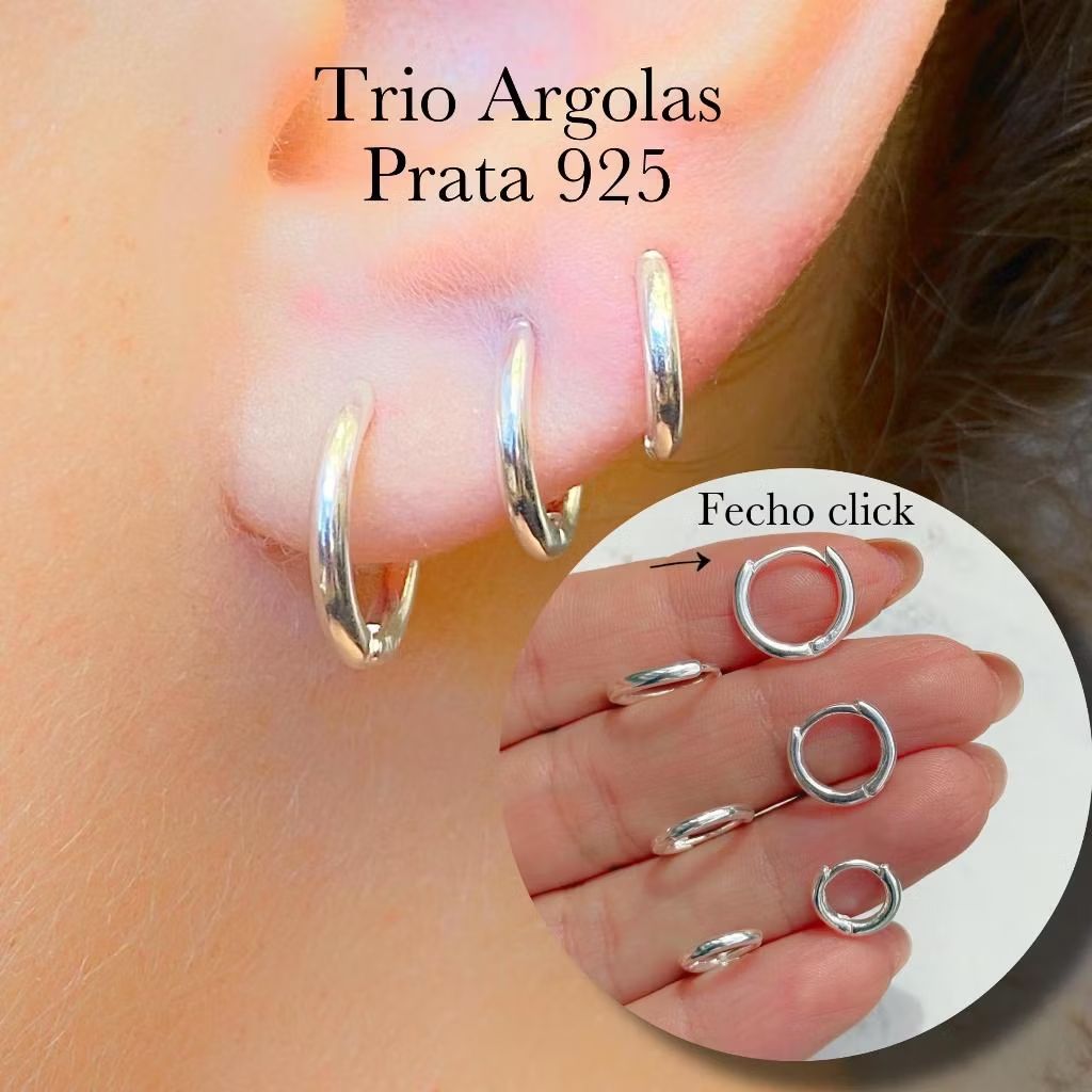 K4_Bastard's tweet photo. Dê uma olhada em Trio de Argolas Prata 925 Lisa Cravejada Ponto de Luz Kit Feminino 3 Pares Brinco Click por R$17,90 - R$32,90. Compre na Shopee agora! https://t.co/JNzWgFFQwz https://t.co/736xViojoS
