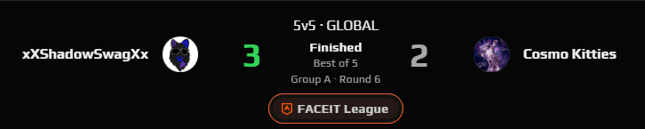 tough loss today against @/xXShadowSwagXx, we gonna do better next time. I will come back stronger!