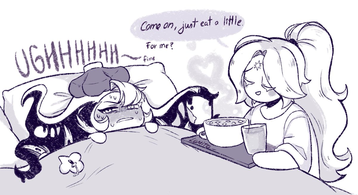 fast doodle of sick shamil 😷🍲💞#shadowvanilla