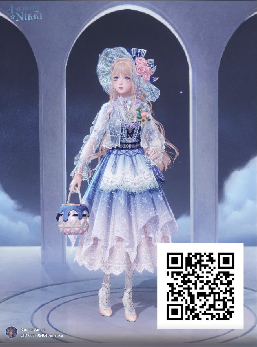 BanellaVanilla's tweet photo. I’m going to share a few of my favorite dyed outfits I like to have Nikki wear from #InfinityNikki that’s in the #lookbook .  With me starting this my preferred theme is definitely going to shine. I enjoy looking cute with floral accents.  I’m heavily influenced by #Lolitafashion https://t.co/OSLihGwJvC