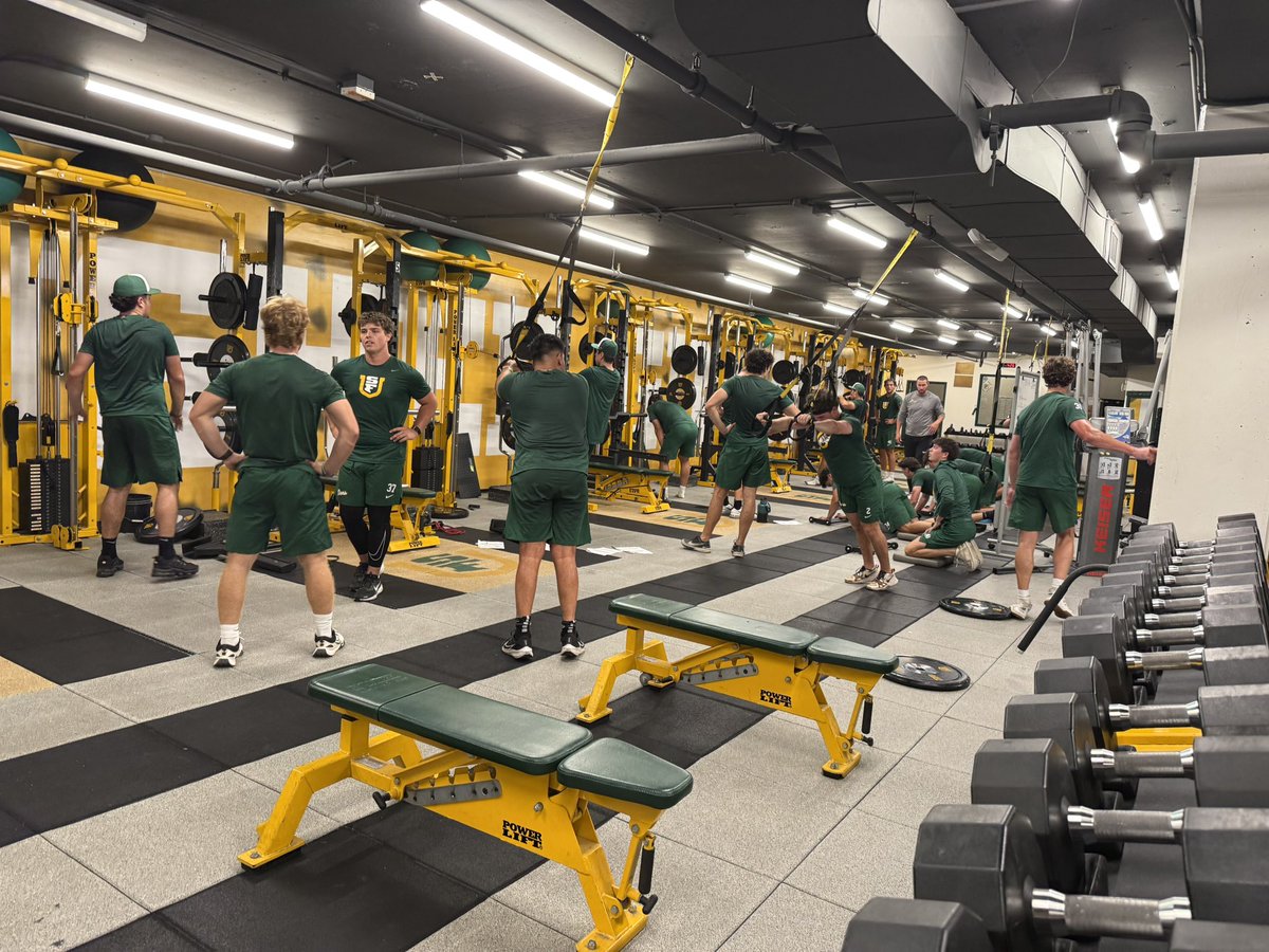 Back on our Grind.  Weight Room Day 1