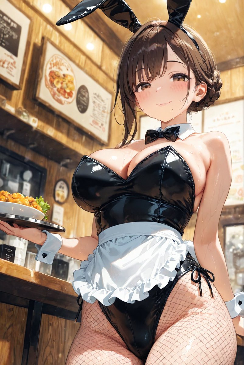 こんにちは〜♥
お昼の時間になりました❤
バニーの日に便乗して、澪さんのお手伝い先のお店でも、本日はバニーガールの衣装で接客です💕
過去最高の売上を記録したとかなんとかｗ(*´ω｀*)
午後からもよろしくお願いします💕😊