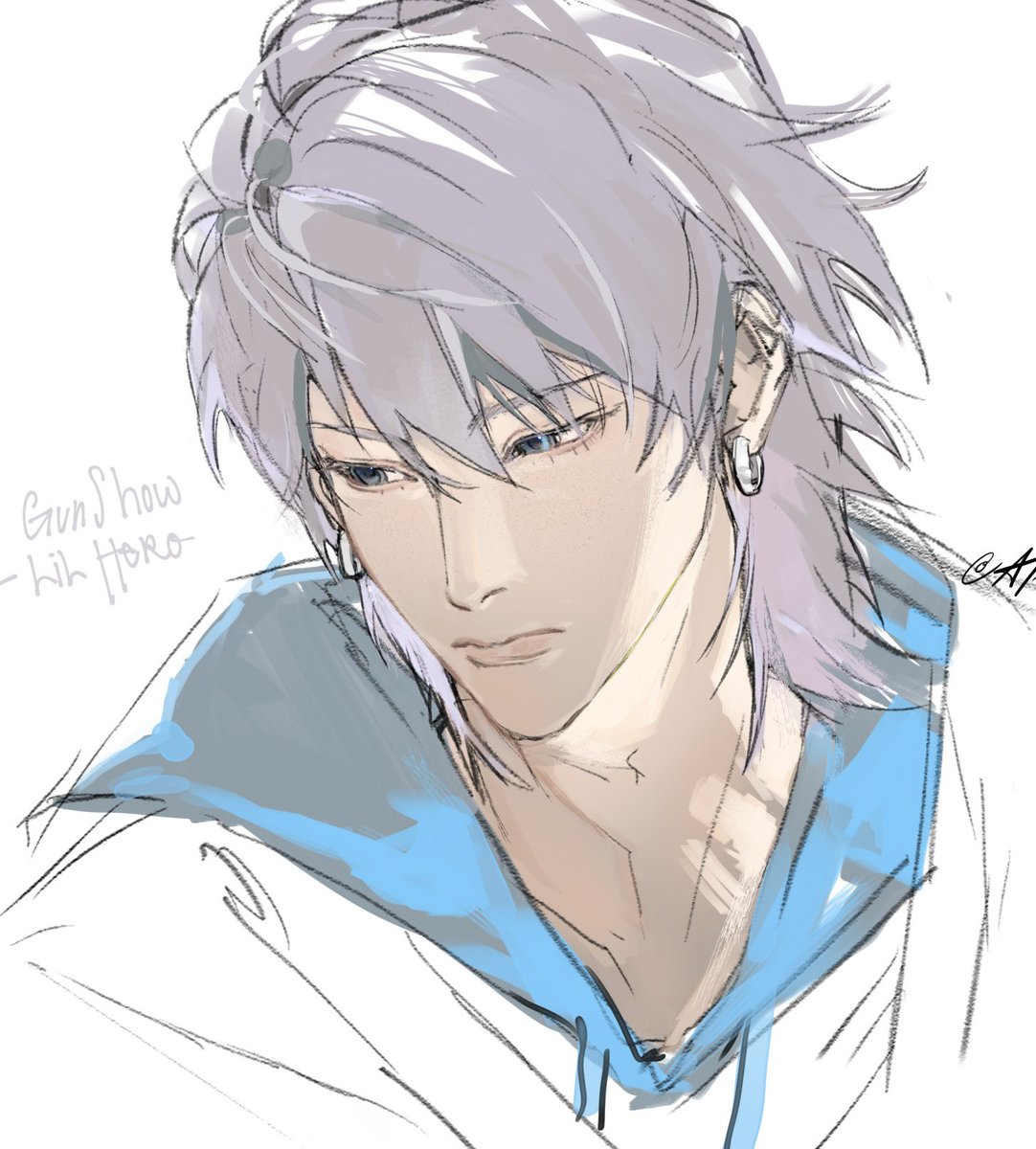 I haven’t drawn in a long time T_T #Xavier