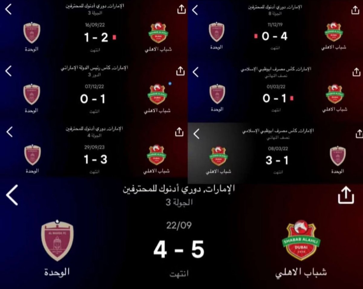 تبا تحصر التاريخ بمسمى شباب الاهلي تعال خلني اذكر لك التاريخ بينا

بمسمى شباب الاهلي طردتك من بطولتين وحققت بطولة على ظهرك وفوقها الى الان مانتصرت علي في ملعبك في أي بطولة على مدار 8 سنوات

#حصالتنا