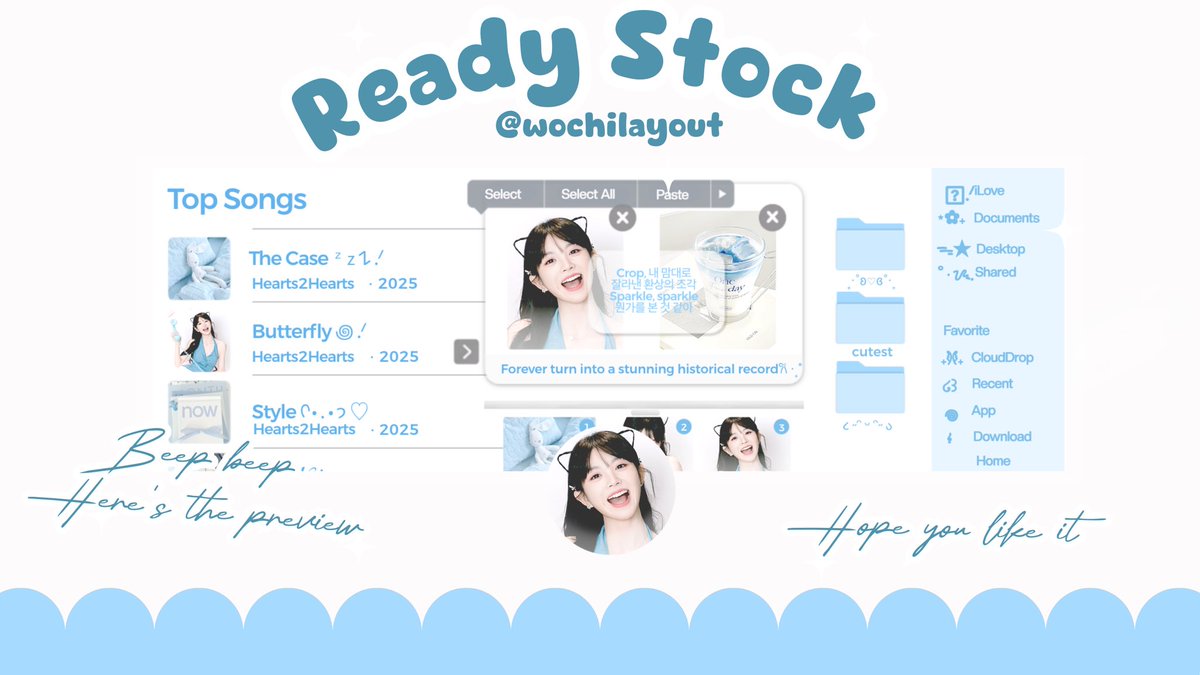 wochilayout's tweet photo. #zonauang Help RT 🫶🏻

ada layout ready stock chinese actress, free retext, langsung DM aja yah ✨ https://t.co/B7oy0nihgP