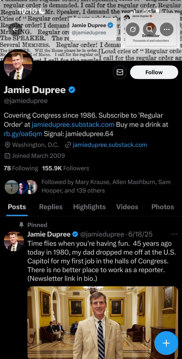 slocumfortexas's tweet image. Bro has been on “the hill” his entire life, since 1980.

Of course he’s a #NeverTrump piece of crap, just like the rest of the establishment media.

At least now he’s no longer hiding it.