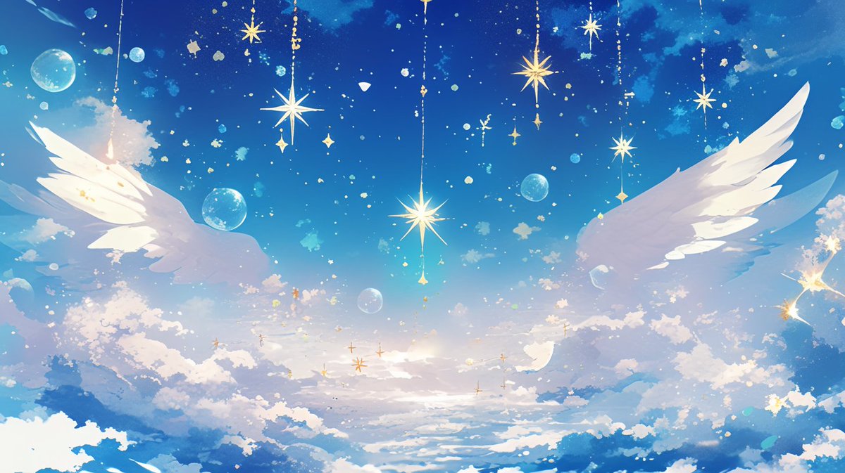 神秘の空と天使のフリー素材！

youtubeや配信素材等、使用方法は様々です☆

フォロー＆投稿をRT♡
⚠️プロフ固定RT♡⚠️

で使用可能!!

加工＆改変OKです

#Vtuber素材  #TRPG #twitch