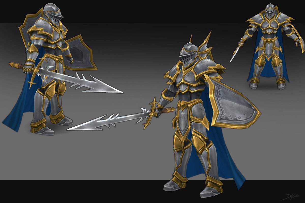 Made some updates to the Guardian set. It has been a challenge to do a modern version of such an classic armor while keeping the oldschool look to it. 

#AQ3D