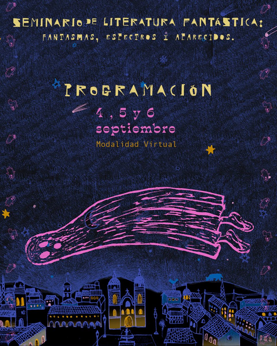 Programación del Seminario de Literatura Fantástica 2025.

📅 4, 5 y 6 de septiembre de 2025
📍 Modalidad virtual

Consulta la programación completa y agenda tus momentos imperdibles. También la puedes encontrar en el sitioweb.

#SeminarioLiteraturaFantástica #LoFantástico