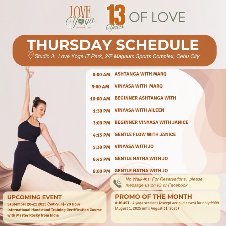 janicenitnit's tweet image. Join me later this THURSDAY 3PM Beginners Vinyasa &amp;amp; 4.15PM Gentle Flow classes 💐 at Love YOGA WORLD 🧘‍♀️🧘🧘‍♂️ Visit, like, &amp;amp; follow the page. Register, click the link here below. 👇Love and gratitude. ❤️🌸 Namaste. 🌻🙏 #beginnervinyasa #magnum #gentleflow 
instagram.com/p/DNk0jPQvpGJ/…
