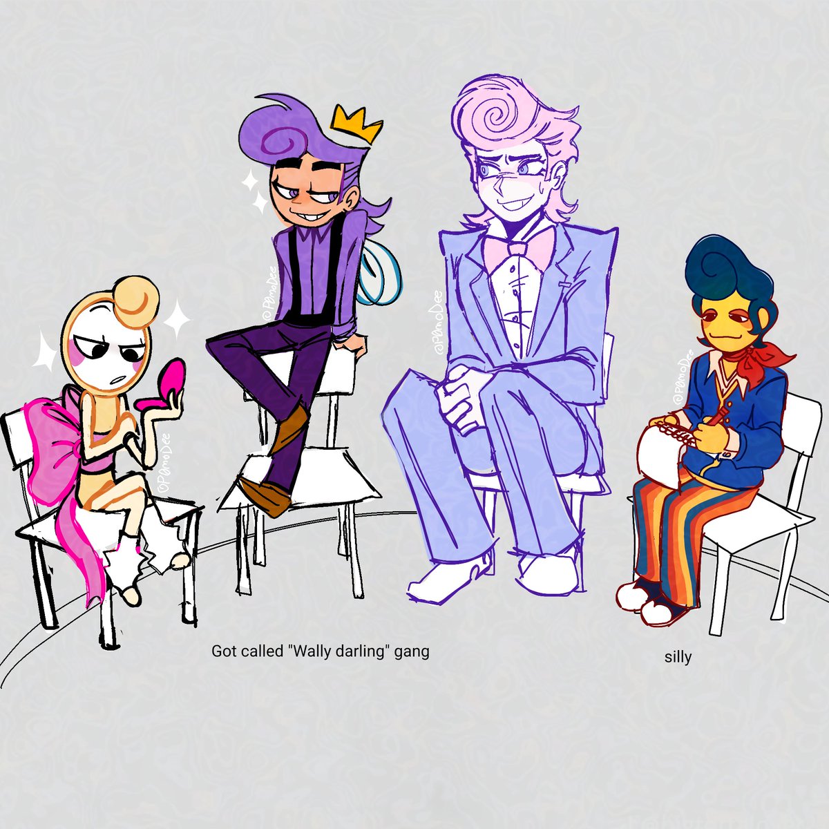 P0moDee's tweet image. I made this as a joke btw
#dandysworldGlisten 
#WallyDarling 
#Bloodmoneyharvey 
#fairlyoddparentsanewwish