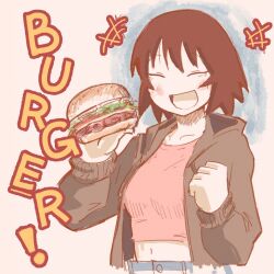 WitheredAether's tweet photo. Day 9 - KAGURA EATING DA BURGER 🔥 
#azumangadaioh #azumanga #kagura #KaguraAzumanga https://t.co/yGhyHNPji8