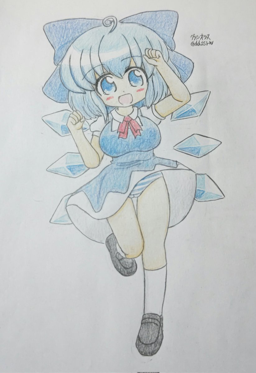 ddssrw2's tweet photo. 過去絵。
チルノちゃん。
#8月21日はパーフェクトチルノの日 https://t.co/yhHQFwkxdU