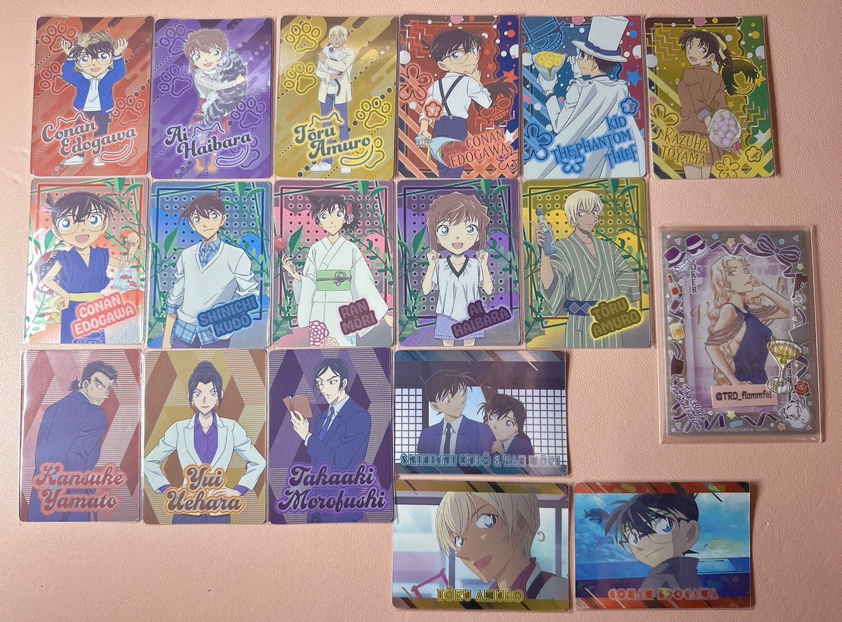 【交換】コナン ネオンコレクション vol.3

求：ジン（ノーマル/ホロ）

譲：画像のもの（コナン（横）はホロ）

通常複数⇄ホロ1等の比率違い交換も可能です

2枚～交換、長野は3人まとめて交換のみ
検索からもお気軽にお声かけください