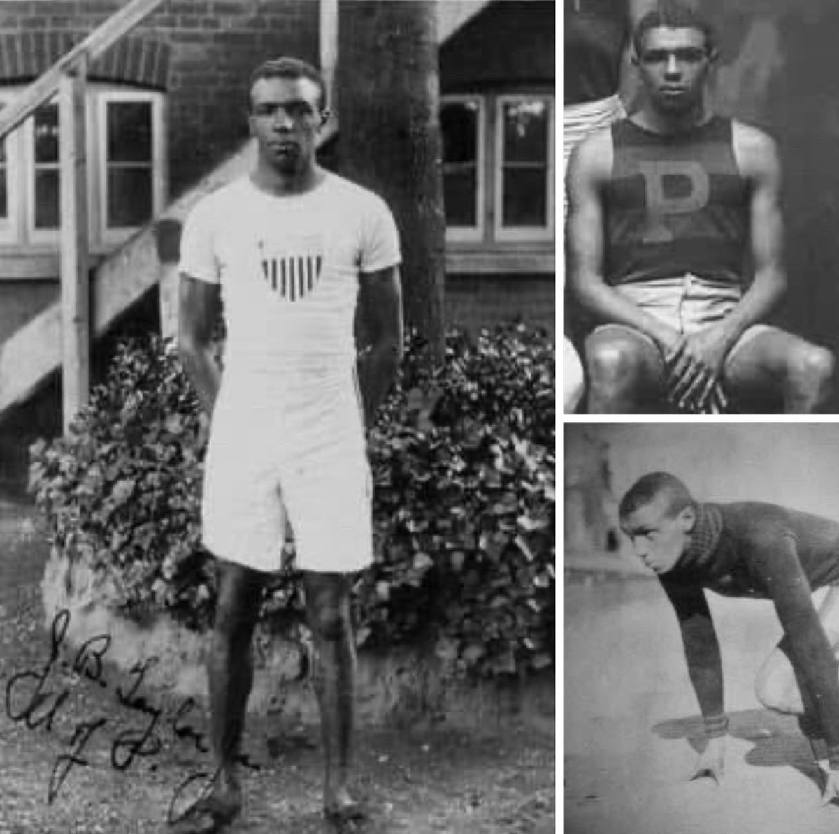 John Baxter Taylor Jr....1908 London Olympics ...the first African American to win an Olympic Gold Medal running Track and Field. Less than five months after returning from the Olympic Games in London, Taylor died of typhoid fever on 2 December 1908 at the age of 26.