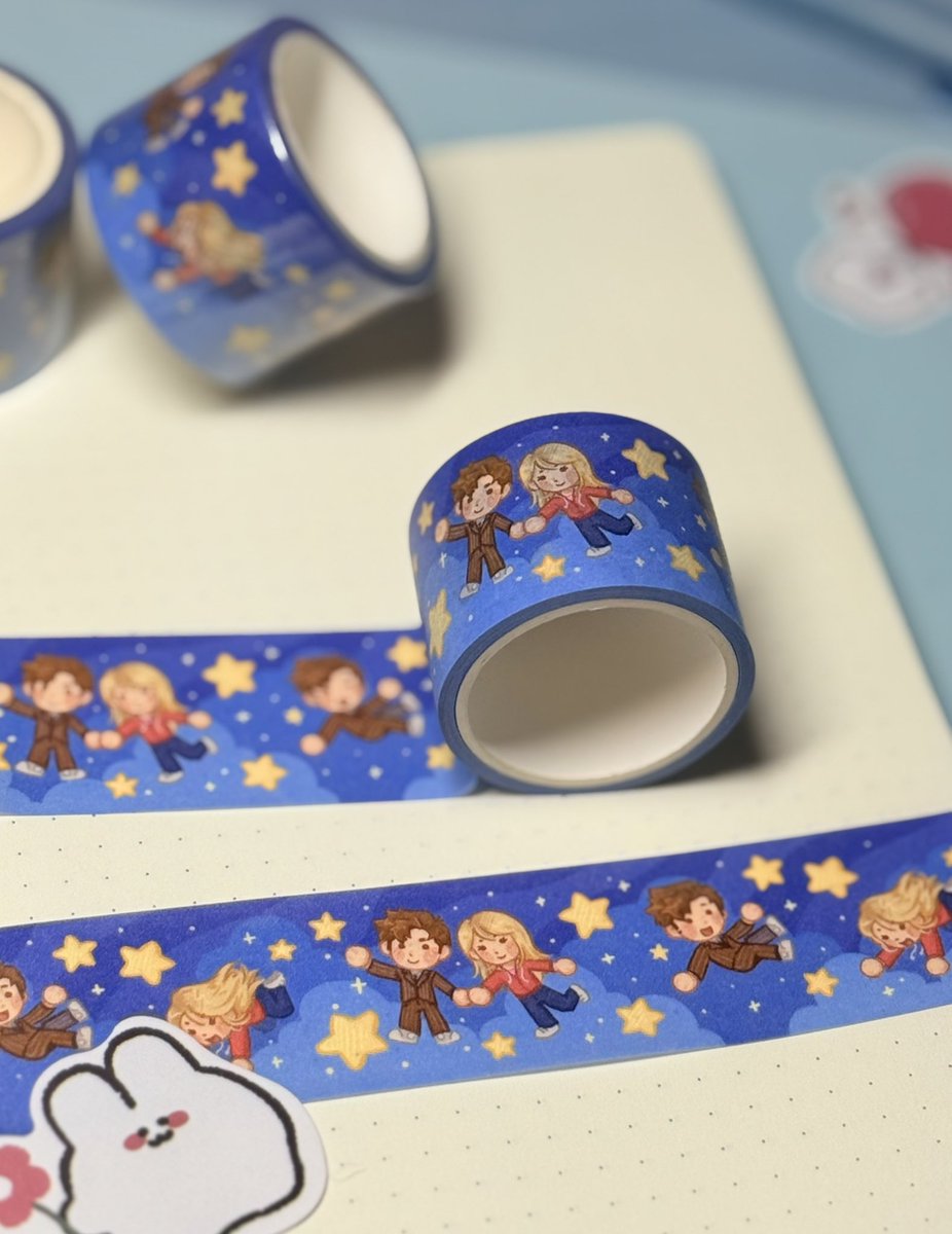 fishyfutaba's tweet image. alsoooo tenrose washi tape!!! #DoctorWho #tenthdoctor #rosetyler