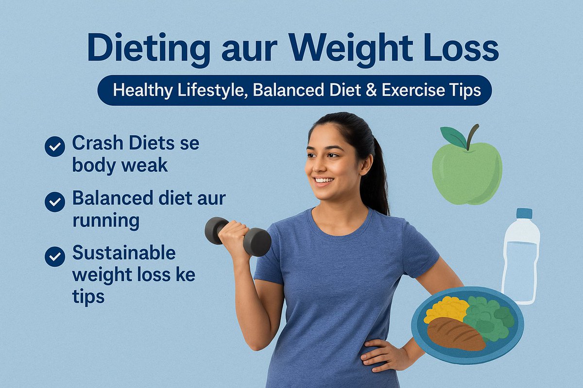 kamleshkumarrr's tweet photo. KK INFOCITY: Dieting aur Weight Loss: Healthy Lifestyle, Balanced diet 👇
https://t.co/Fxh75P4ooC
#Dieting #WeightLoss #HealthyLifestyle #FitnessIndia #BalancedDiet #RunningForLife https://t.co/ZFE9Y0Bdjy